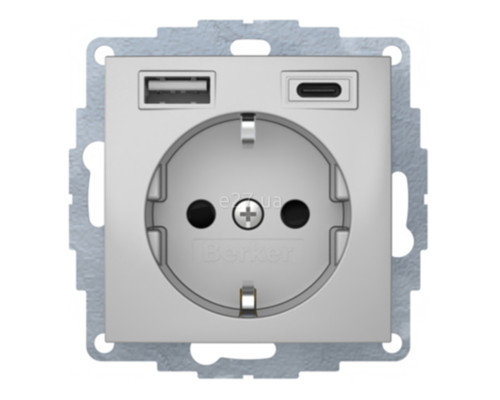 Розетка 220В з USB Berker 48041404 S.1
