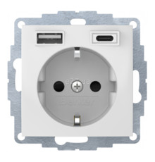 Розетка 220В з USB Berker 48048989 S.1