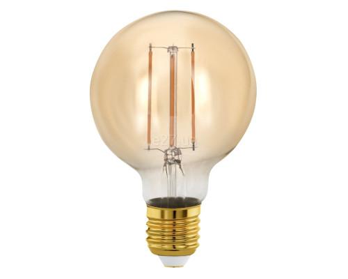 Лампа світлодіодна Eglo 110063 , G80 4W 1700K E27 Dimmable