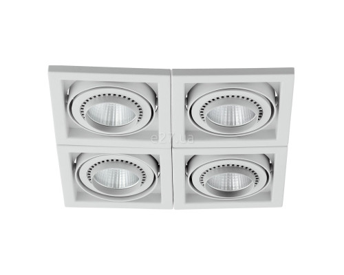 Точковий світильник Eglo 61209 Recessed LED-spot Square 180 4-Fold, 28 Вт, 7160 лм, 3000K
