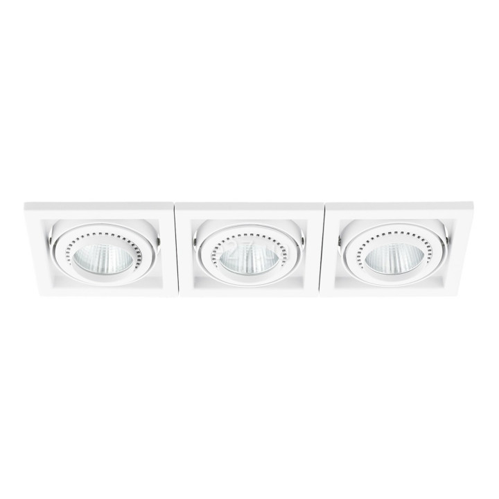 Точковий світильник Eglo 61217 Recessed LED-spot Square 110 3-Fold, 11 Вт, 2040 лм, 3000K · Eglo · eglo-61217