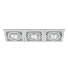 Точковий світильник Eglo 61222 Recessed LED-spot Square 110 3-Fold, 11 Вт, 2040 лм, 3000K