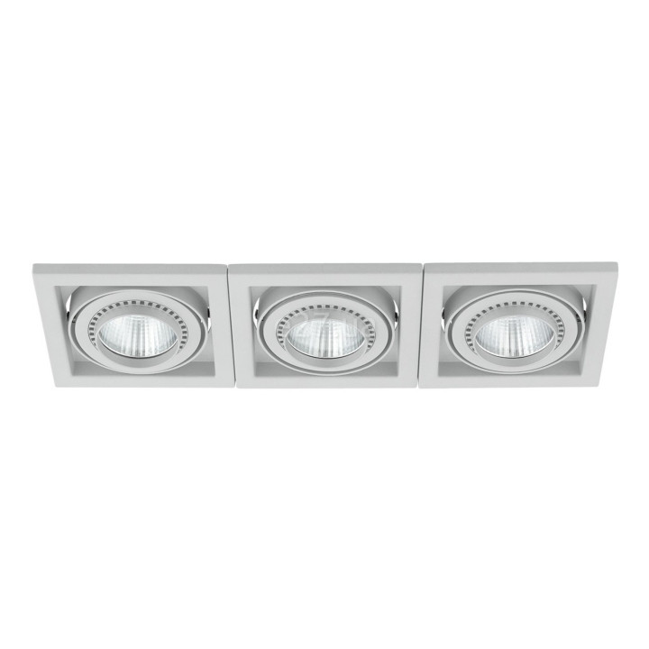 Точковий світильник Eglo 61222 Recessed LED-spot Square 110 3-Fold, 11 Вт, 2040 лм, 3000K · Eglo · eglo-61222