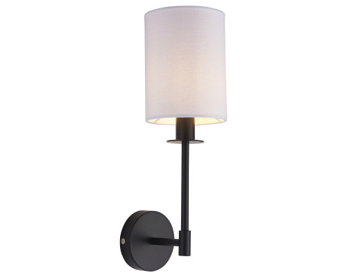 Бра Endon 101660 Sancerre Wall, Matt black & vintage white fabric