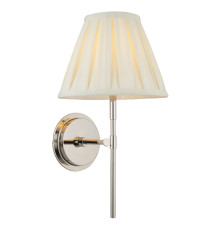 Бра Endon 103356 Rennes & Carla Wall, Bright nickel plate & cream fabric