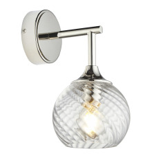 Бра Endon 104052 Allegra Wall, Bright nickel plate & clear spiral glass