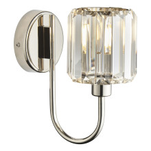 Бра Endon 104109 Berenice Wall, Bright nickel plate & clear glass · Endon · endon-104109
