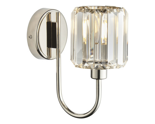 Бра Endon 104109 Berenice Wall, Bright nickel plate & clear glass
