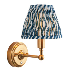 Бра Endon 114815 Burley Rechargeable & Ripple 16cm Wall, Brushed aged brass plate, 1.5 Вт, 155 лм, 2700K