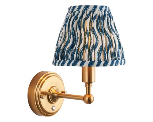 Бра Endon 114815 Burley Rechargeable & Ripple 16cm Wall, Brushed aged brass plate, 1.5 Вт, 155 лм, 2700K