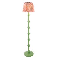 Торшер Endon 116137 Carnaby & Ripple 35cm Floor, Satin cotswold green paint & coral pink fabric