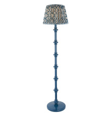 Торшер Endon 116144 Carnaby & Ripple 35cm Floor, Satin marlin blue paint & marlin blue fabric