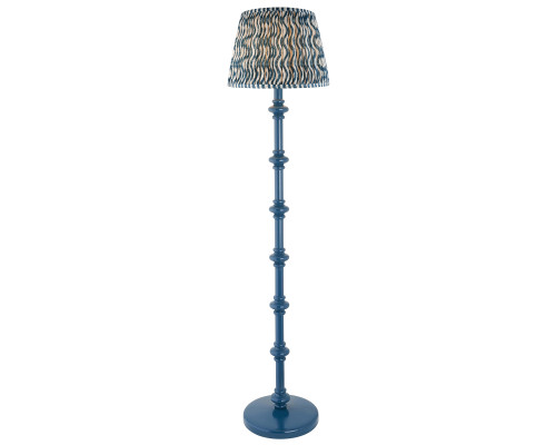 Торшер Endon 116144 Carnaby & Ripple 35cm Floor, Satin marlin blue paint & marlin blue fabric