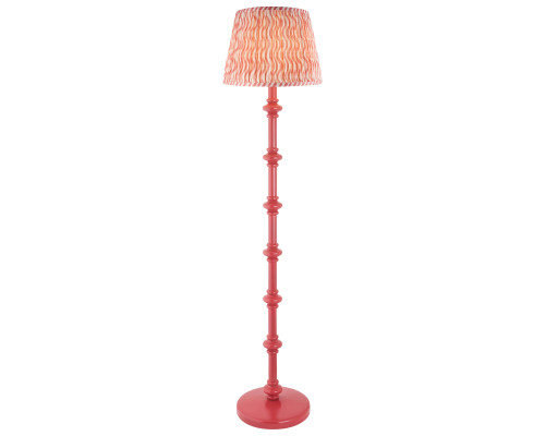 Торшер Endon 116162 Carnaby & Ripple 35cm Floor, Satin pink clay paint & coral pink fabric