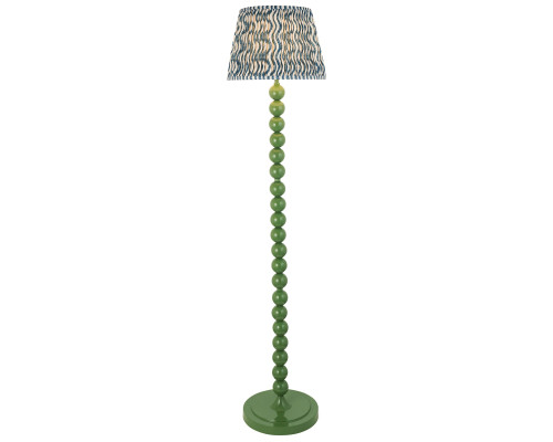 Торшер Endon 116181 Higgledy & Ripple 35cm Floor, Gloss cotswold green paint & marlin blue fabric