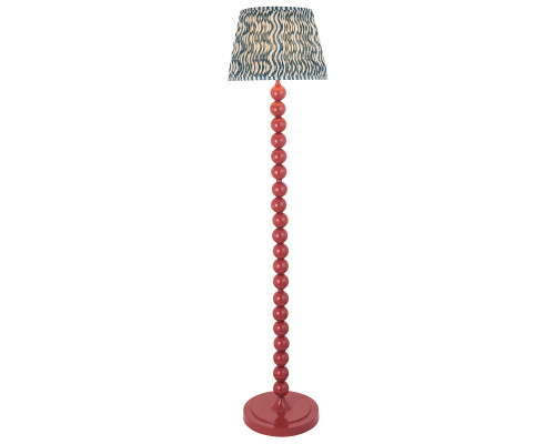 Торшер Endon 116205 Higgledy & Ripple 35cm Floor, Gloss pink clay paint & marlin blue fabric