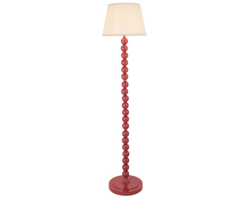 Торшер Endon 116208 Higgledy & Ivy 35cm Floor, Gloss pink clay paint & vintage white fabric