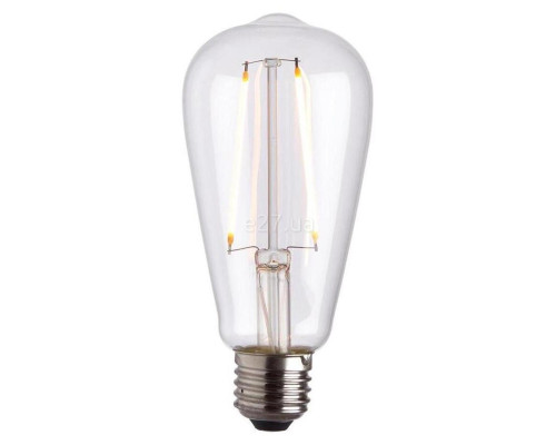 Лампа світлодіодна Endon 77106 E27 LED filament pear, 2W 2200K E27
