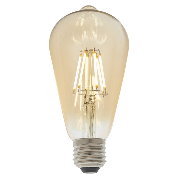 Лампа світлодіодна Endon 93032 , ST64 6W 2500K E27 Dimmable · Endon · endon-93032