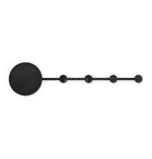 Настінний світильник Faro 1001 HAN Black wall lamp/coat rack, 6 Вт, 500 лм, 2700K