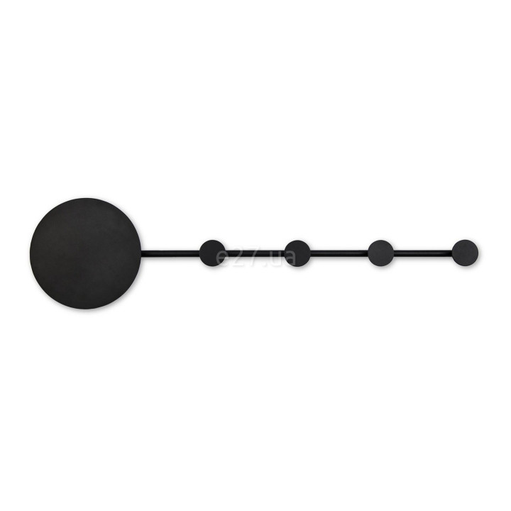 Настінний світильник Faro 1001 HAN Black wall lamp/coat rack, 6 Вт, 500 лм, 2700K · Faro · faro-1001