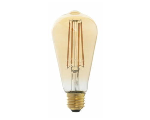Лампа світлодіодна Faro 17424 Pebetero Amber, ST64 5W 2700K E27, 360°