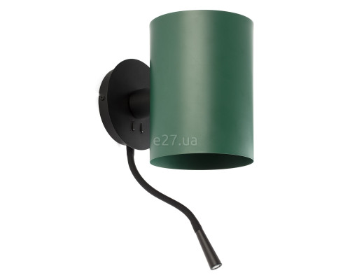 Бра Faro 20032-81 Guadalupe Black/green wall lamp with reader