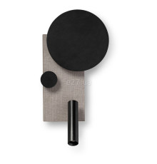 Спот Faro 20066 Klee Left grey wall lamp with reader, 10 Вт, 1021 лм, 2700K