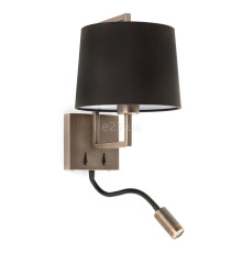 Бра Faro 20173-03 Frame Old gold/black wall lamp with reader