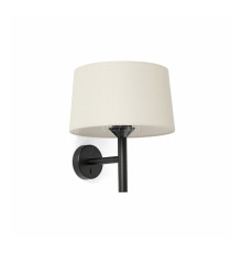 Бра Faro 20221-150 Windsor Wall Lamp Black Shade Linen 1xE27