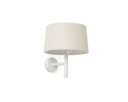 Бра Faro 20222-150 Windsor Wall Lamp White Shade Linen 1xE27