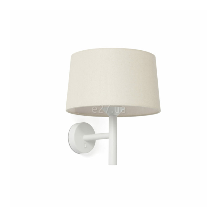 Бра Faro 20222-150 Windsor Wall Lamp White Shade Linen 1xE27 · Faro · faro-20222-150