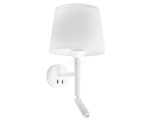 Бра Faro 20302-92 SAVOY White/white wall lamp with reader
