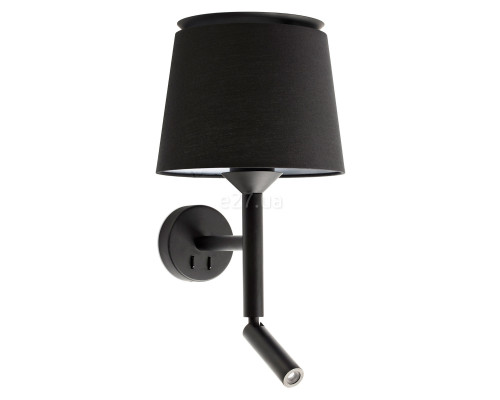 Бра Faro 20303-93 SAVOY Black/black wall lamp with reader