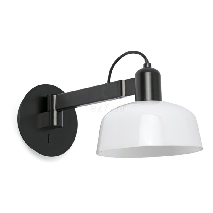 Бра Faro 20342-140 Tatawin Wall Lamp Arm Shade Metal White 1xE27 · Faro · faro-20342-140