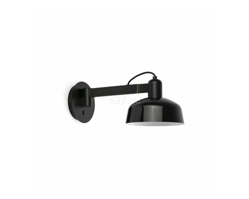 Бра Faro 20342-141 Tatawin Wall Lamp Arm Shade Metal Black 1xE27