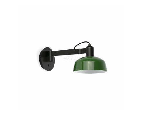 Бра Faro 20342-144 Tatawin Wall Lamp Arm Shade Metal Green 1xE27