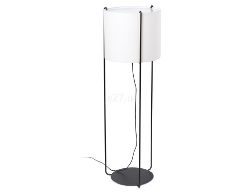 Торшер Faro 24023-33 DRUM Black/beige floor lamp