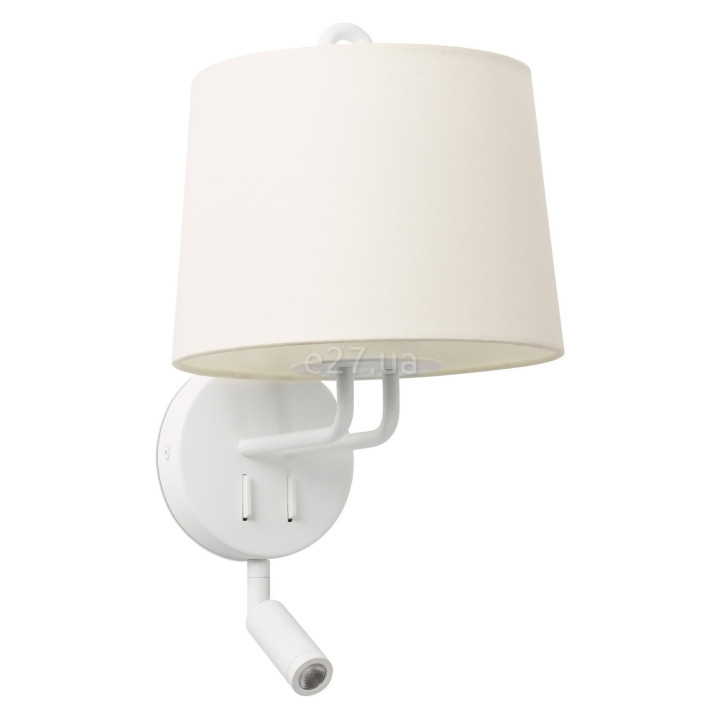 Бра Faro 24032-01 MONTREAL White/white wall lamp with reader · Faro · faro-24032-01