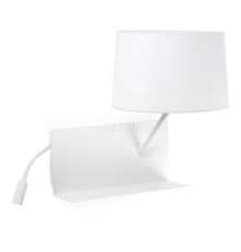 Бра Faro 28414 HANDY White wall lamp with LED right reader