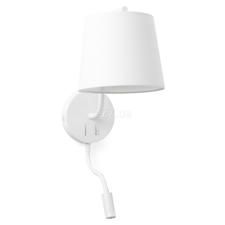 Бра Faro 29329 BERNI White wall lamp with reader · Faro · faro-29329