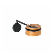 Бра Faro 29566 LOOP Black wall lamp with articulated lamp, 6 Вт, 500 лм, 2700K
