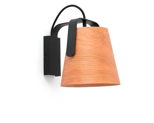 Спот Faro 29844 STOOD Black and wood wall lamp