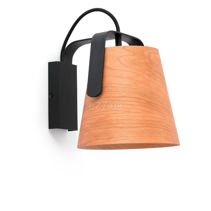 Спот Faro 29844 STOOD Black and wood wall lamp · Faro · faro-29844