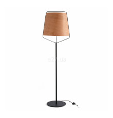 Торшер Faro 29847 STOOD Black and wood floor lamp