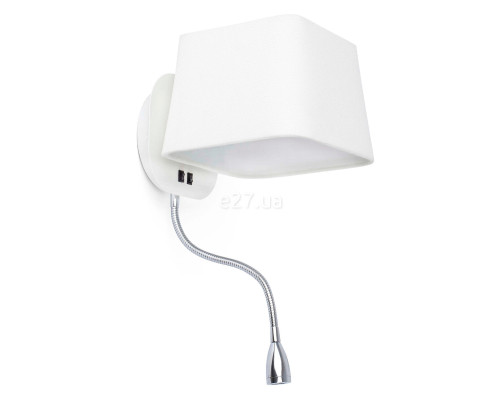 Бра Faro 29950 SWEET White reading wall lamp with reader