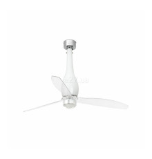 Люстра-вентилятор Faro 32000-9 ETERFAN M LED Shiny white/transparent fan DC, 16 Вт, 709 лм, 3000K