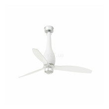 Люстра-вентилятор Faro 32001-9 ETERFAN M LED Matt white/transparent fan with DC motor, 16 Вт, 709 лм, 3000K · Faro · faro-32001-9