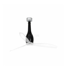 Стельовий вентилятор Faro 32002 ETERFAN M Shiny black/transparent fan with DC motor