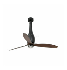 Люстра-вентилятор Faro 32004-10 ETERFAN M LED Matt black/wood fan with DC motor, 16 Вт, 709 лм, 3000K